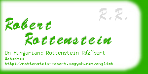 robert rottenstein business card